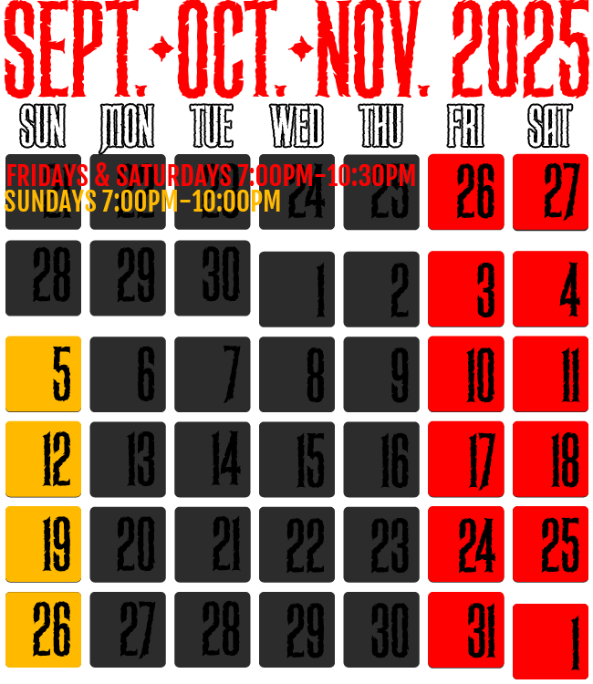 Dates & Hours of Operation